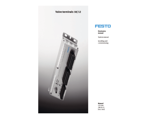 Festo Description of electrical system for valve terminal CPV, CPA