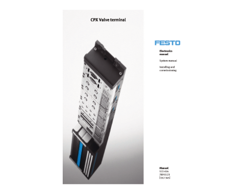 Festo Description of electrical terminal CPX