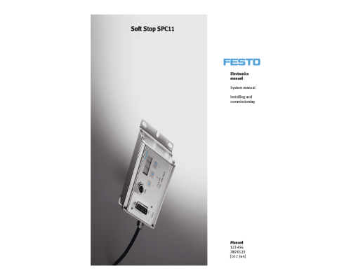 Festo Description of end-position controller SPC11