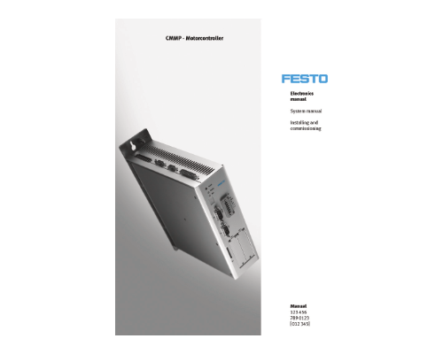 Festo Description of motor controller CMMP
