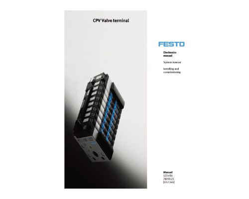 Festo Description of valve terminal CPV