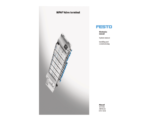Festo Description of valve terminal MPA-S