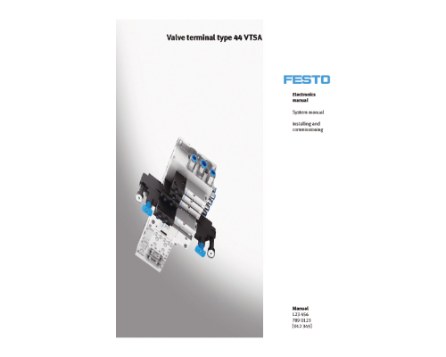 Festo Description of valve terminal VTSA